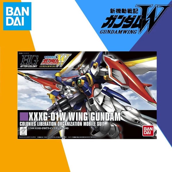 Bandai HG 1/144 GUNDAM W WING GUNDAM DEATHSCYTH GUNDAM Model Kit Assembly Ani... Carousel 1