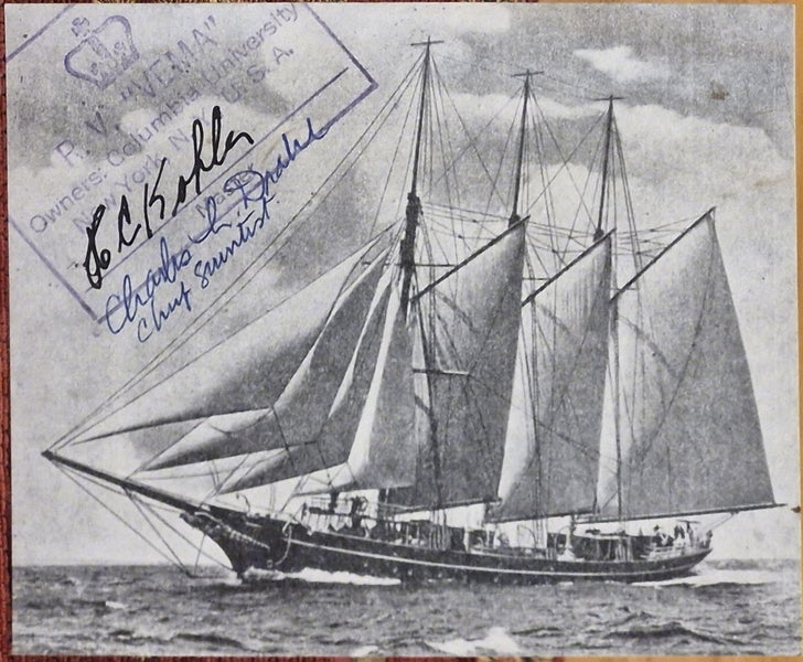 RV VEMA 3 MASTED SCHOONER SIGNED BY MASTER AND CHIEF SCIENTIST Carousel 1