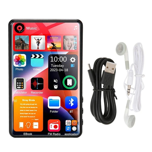 HD MP3 MP4 PlayerFull Touch ScreenBluetooth 5.2 Walkman16GBBuilt-in SpeakerMu... Carousel 1