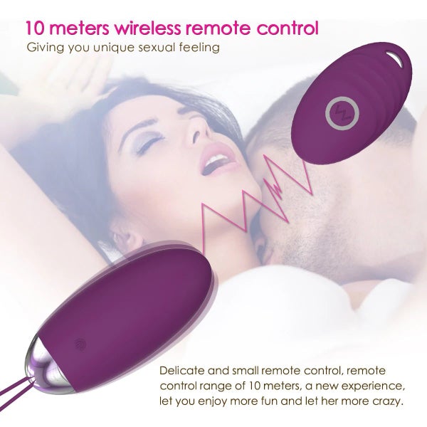 AV Vibrator Bullet Egg Adult Sex Toys For Women Clitoris Stimulation With Rem... Carousel 2