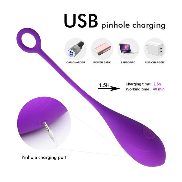 Powerful Bullet Vibrator Wireless Remote Control Vibrating Egg 10 Speeds G Sp... Carousel 7