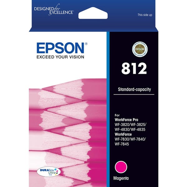Original Epson 812 Magenta Ink Cartridge Toner C13T05D392 WorkForce Pro Carousel 1