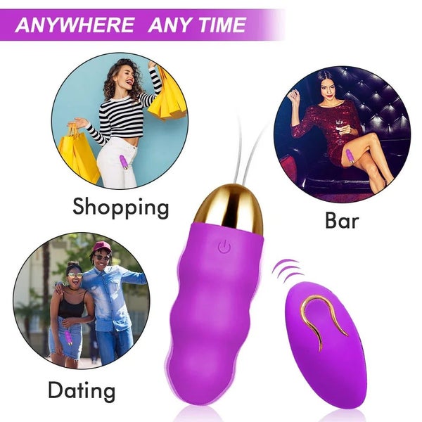 Wireless G Spot Dildo Vibrating Egg Vibrator Female for Women Wear Panties Re... Carousel 7