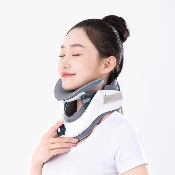 Air sac Adjustable Neck Stretcher Collar for Home Traction Spine Alignment Ce... Carousel 1