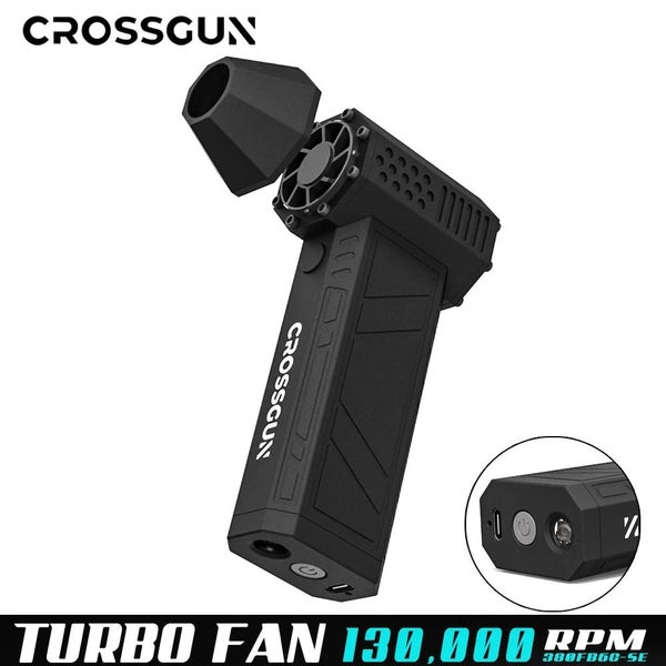 CROSSGUN Jet Turbo King Kong Jetfan Strong Fan Portable Handheld With LED Lig... Carousel 1