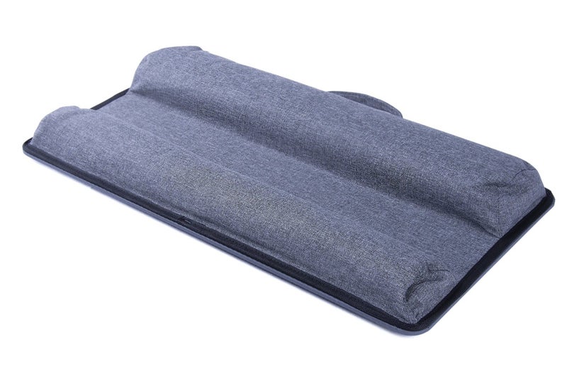 Multifunctional Lap Desk Station w Polyester Dual Bolster Cushion Carousel 6