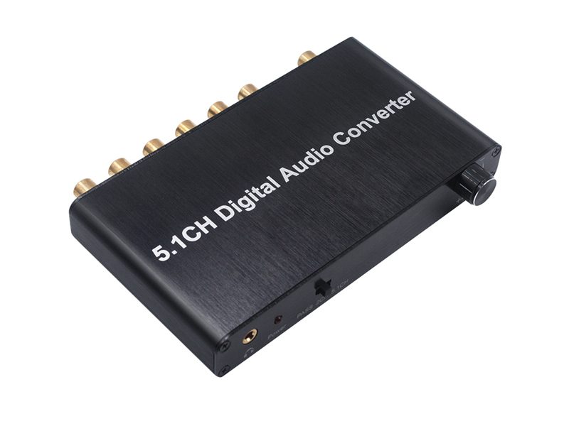 5.1CH Digital to Analog Audio Decoder with Dolby AC-3/ DTS Coaxial Toslink Carousel 2