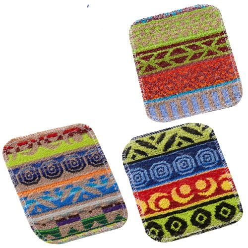 3pk EUROSCRUBBY Multi-Purpose Scrubber Cleaning Cloth Bathroom Kitchen Cleaner Carousel 1
