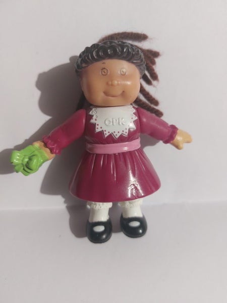 Vtg 1992 McDonald's Happy Meal Cabbage Patch Kids Mimi Kristina 3" Figurine / Carousel 1