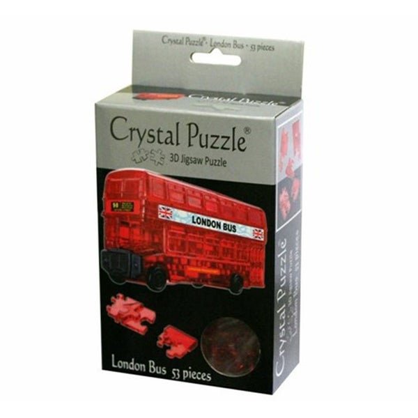 3D Crystal London Bus Puzzle 53pcs Carousel 1