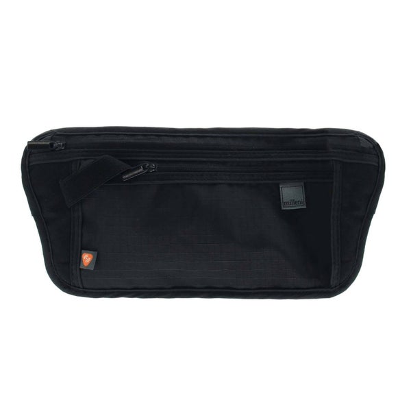 Milleni RFID Blocking Waist Stash Travel Money Hidden Belt - Black - One Size Carousel 1