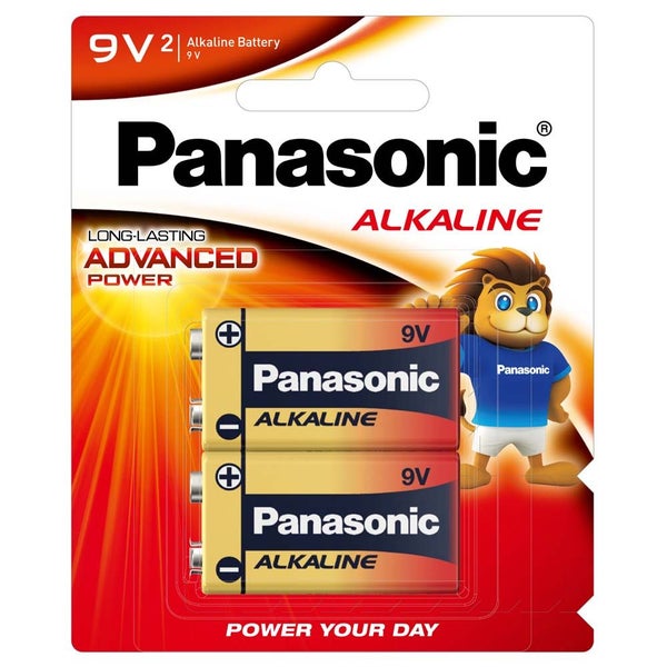 Panasonic 9V Battery Alkaline (2Pk) Carousel 1
