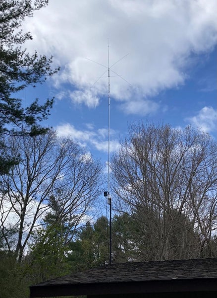 XIEGU VG4 4-Band Base Station Vertical Antenna for HF 40M/20M/15M/10M Carousel 2