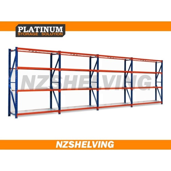 2.5m Tall 4 Bay Heavy Duty Shelving 8m 3200kg Carousel 1