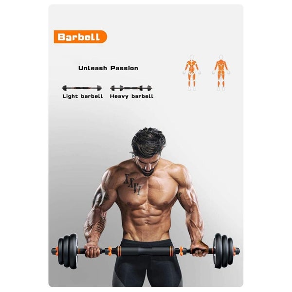 Adjustable Dumbbell Barbell Set Carousel 10