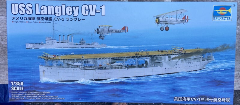 USS Langley CV-1 Trumpeter | No. 05631 | 1:350 Carousel 1