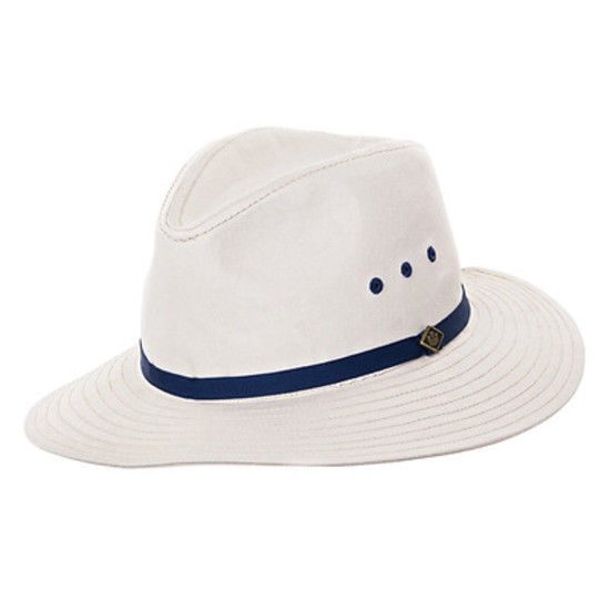 GOORIN BROTHERS Breakwater Beach Summer Cotton Fedora Hat Cap Bros 600-9503 Carousel 1