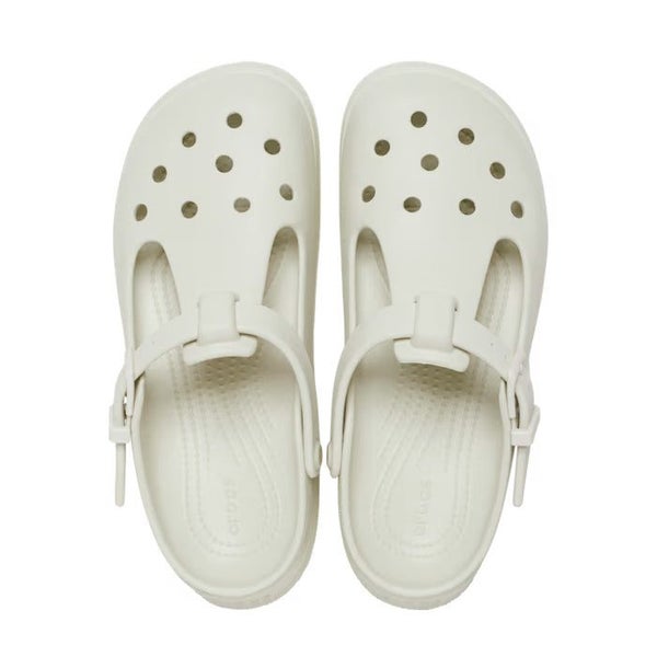 Crocs - Classic Mary Jane Clog Linen Off White Womens Carousel 2