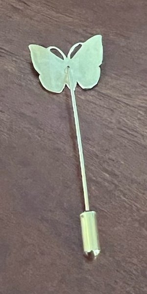 Vintage Gold Tone Butterfly Shaped Stick Pin Carousel 2