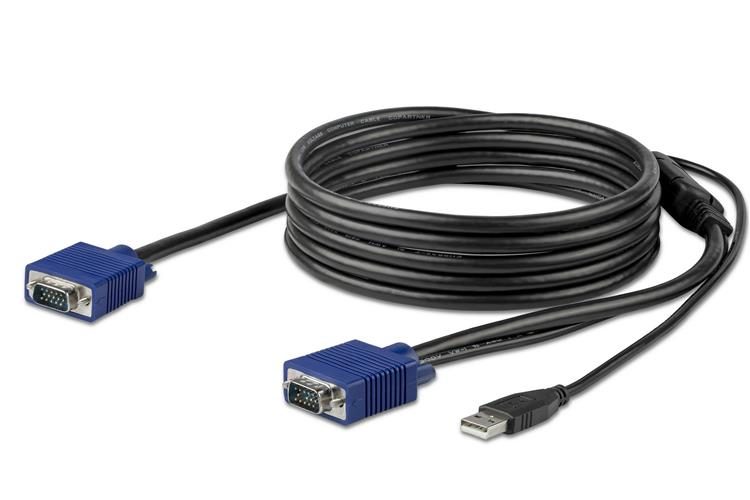 3m / 10'USB KVM Cable for Rackmount Consoles - VGA and USB Carousel 5