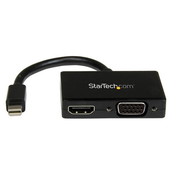 Travel A/V Adapter: 2-in-1 Mini DisplayPort to HDMI or VGA Converter Carousel 1