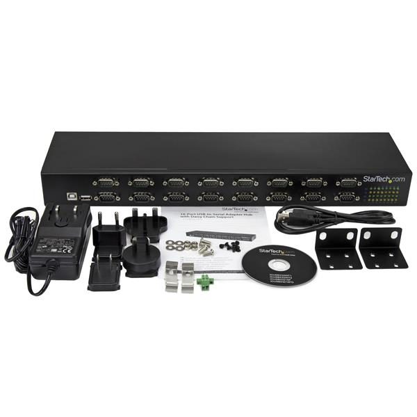 16-Port USB-to-Serial Adapter Hub Carousel 2