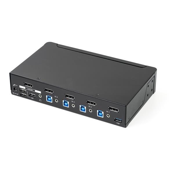 4-Port DisplayPort KVM Switch - USB 3.0 - 4K Carousel 3