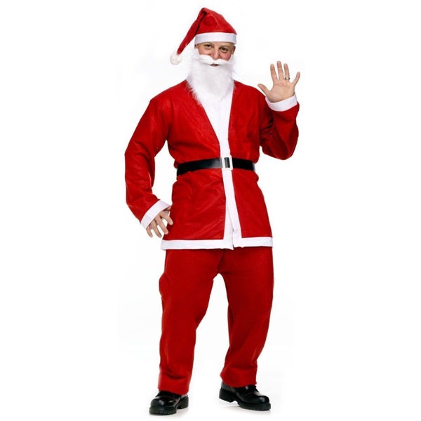 ADULT SANTA CLAUS COSTUME Suit Father Xmas Party Outfit Father Christmas Carousel 1