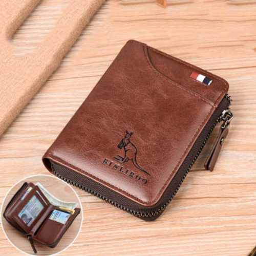 Credit Card Holder Leather Men's Wallet Carousel 7