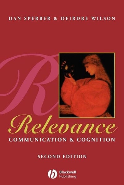 Relevance by Dan Sperber - Paperback Carousel 1