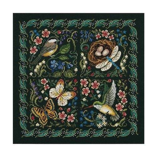 Dimensions Gold Collection Cross Stitch Kit - The Finery Of Nature Carousel 1