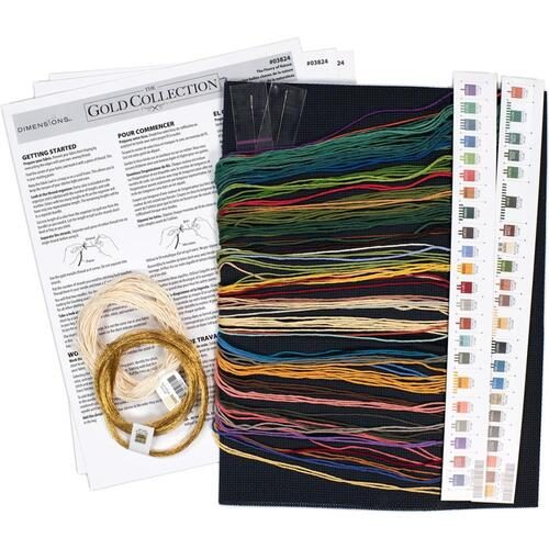 Dimensions Gold Collection Cross Stitch Kit - The Finery Of Nature Carousel 4