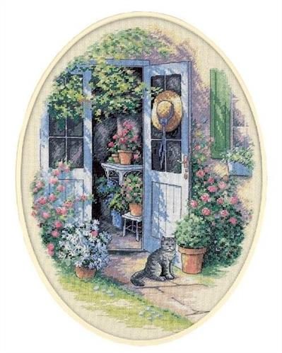 Dimensions Garden Door - Cross Stitch Kit Carousel 1