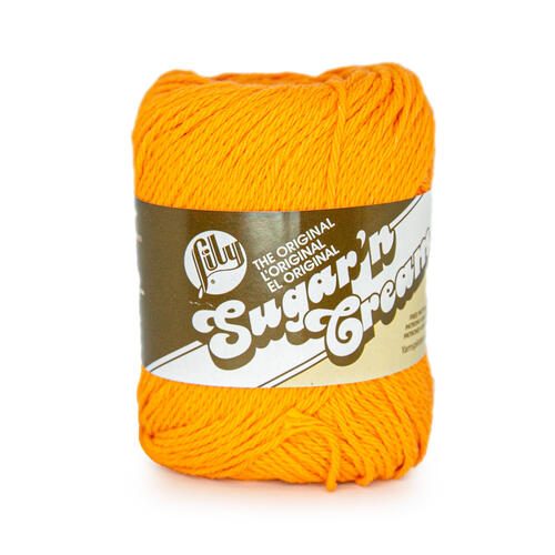 Lily Sugar 'n Cream Solids Hot Orange Carousel 1