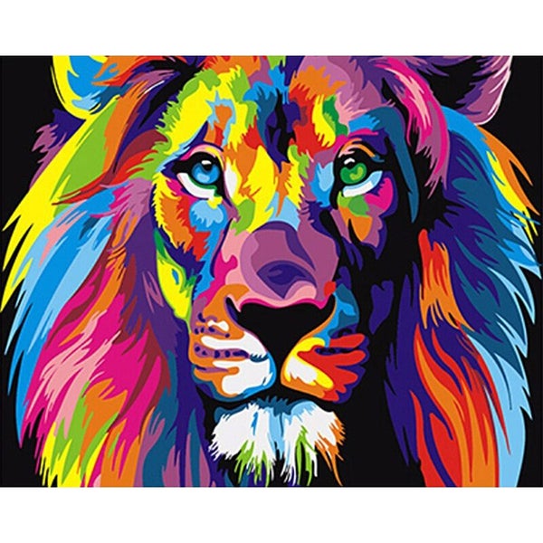 DIY Paint By Number Painting by number Lion In Stock In NZ - 1 left in stock62957609723779119