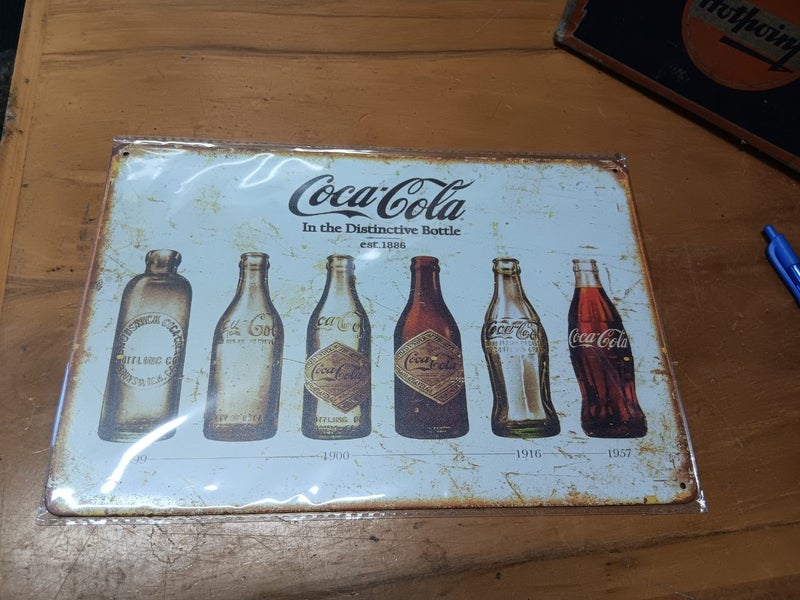 Coke Tin Sign Carousel 1