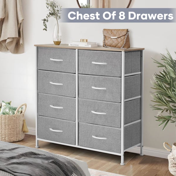 Chest of 8 Drawers Cabinet Dresser Tallboy Carousel 1