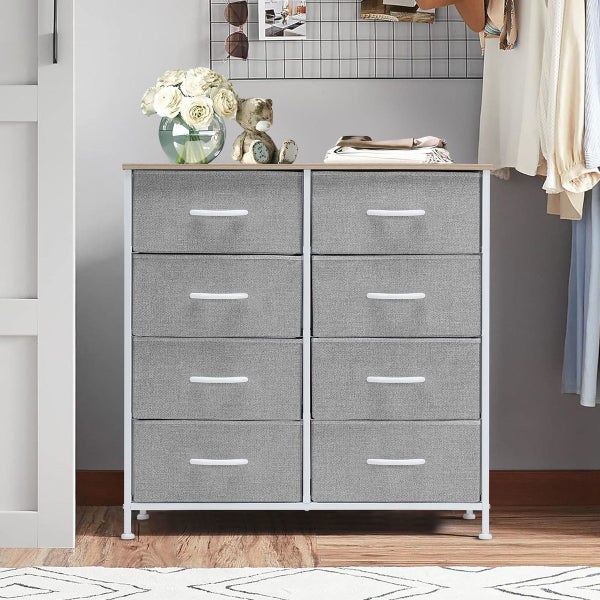 Chest of 8 Drawers Cabinet Dresser Tallboy Carousel 2