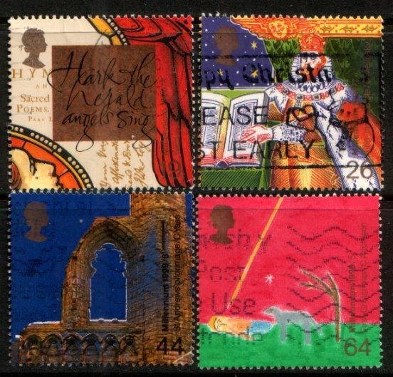 1999 GB Christians' Tale set with pmk of this period, see detail cv£2.80 FU Carousel 1