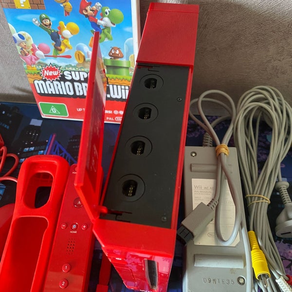 Nintendo Wii Console Mario Bros Bundle - Red Carousel 3