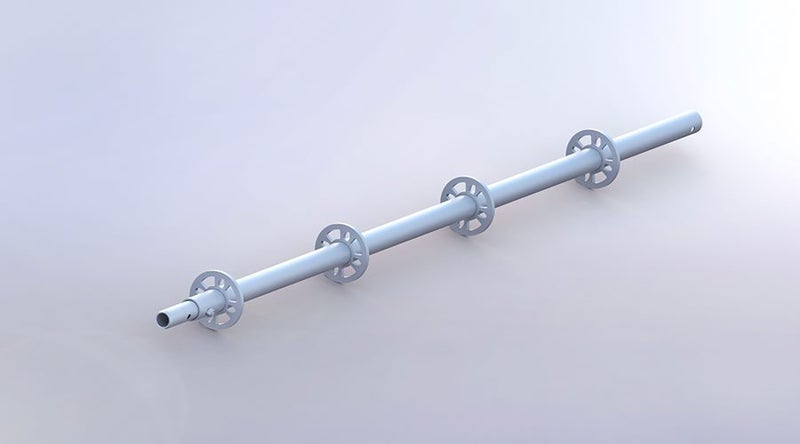 2.5m Ringlock Scaffolding Standards (w/Spigot) Carousel 4
