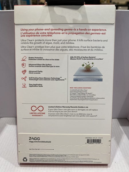 ZAGG InvisibleShield Ultra Clear+ Samsung Galaxy S20+(PLUS 6.7") ScreenProtector Carousel 5