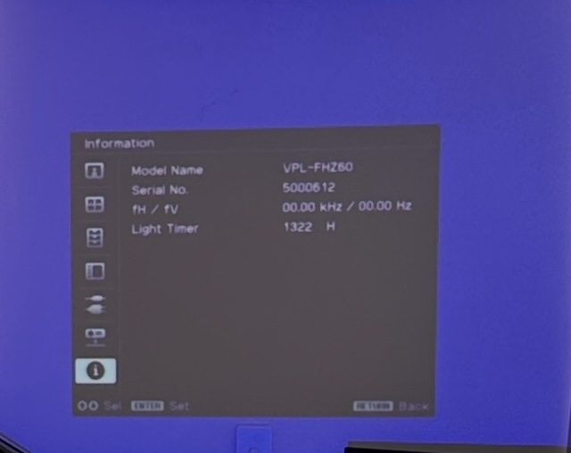 Sony Home Cinema Laser Projector 5000 Lumens HDMI Lens Shift 20K Bulb Life 10K $64146142329985113