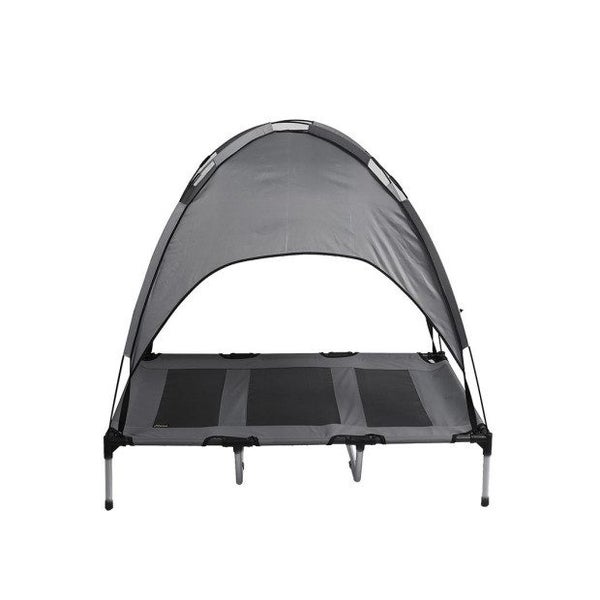 XL Elevated Dog Bed with Canopy |Sun Shade, Portable Camping Cot |Indoor/Outdoor Carousel 3