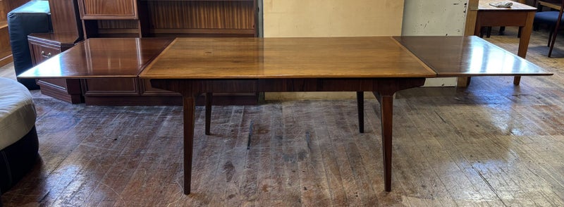 Arne Vodder Rosewood Extendable Draw Leaf Dining Table, 1960s Carousel 2