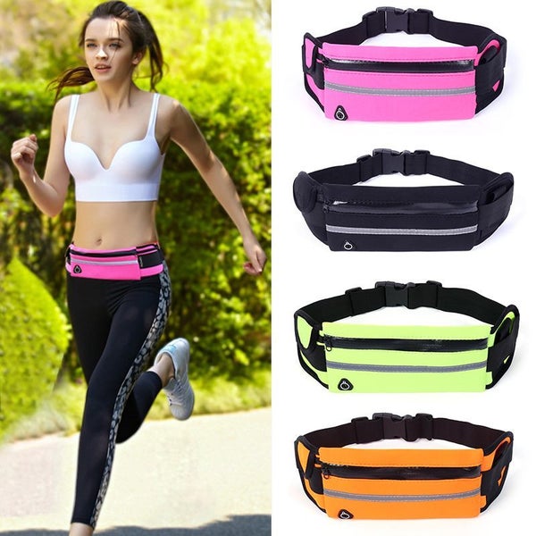 Outdoor Running Waterproof Waist Bag (Hot Pink) 12405 Carousel 2