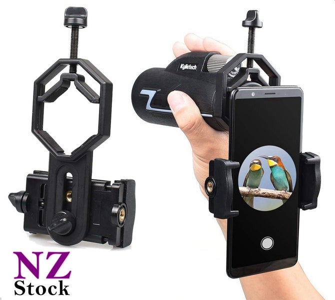 Universal Phone Adapter Mount Holder Binocular Telescope Microscope Carousel 15