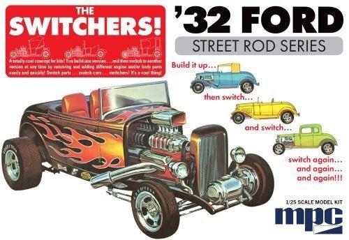 Plastic Kit Set - 1/25 '32 Ford Switchers Roadst Carousel 1