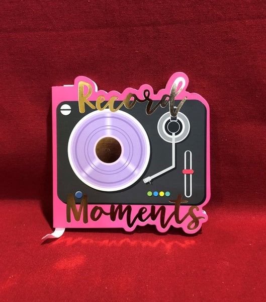 Record Moments 42 Page Blank Note Pad Carousel 1