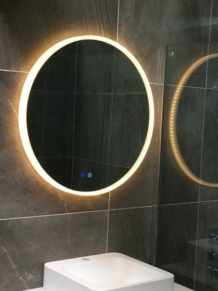 Mirror with LED Light, round 700mm Carousel 1